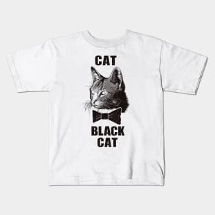 Cat, Black Cat. Kids T-Shirt